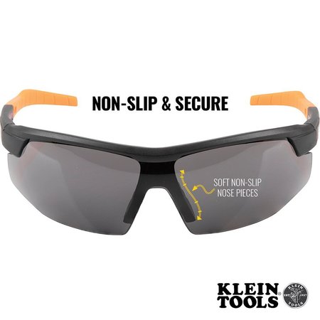 Klein Tools Standard Safety Glasses, Gray Lens 60160